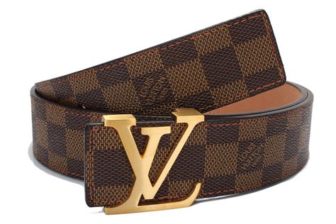 lv damier belt brown|louis vuitton damier belt authentic.